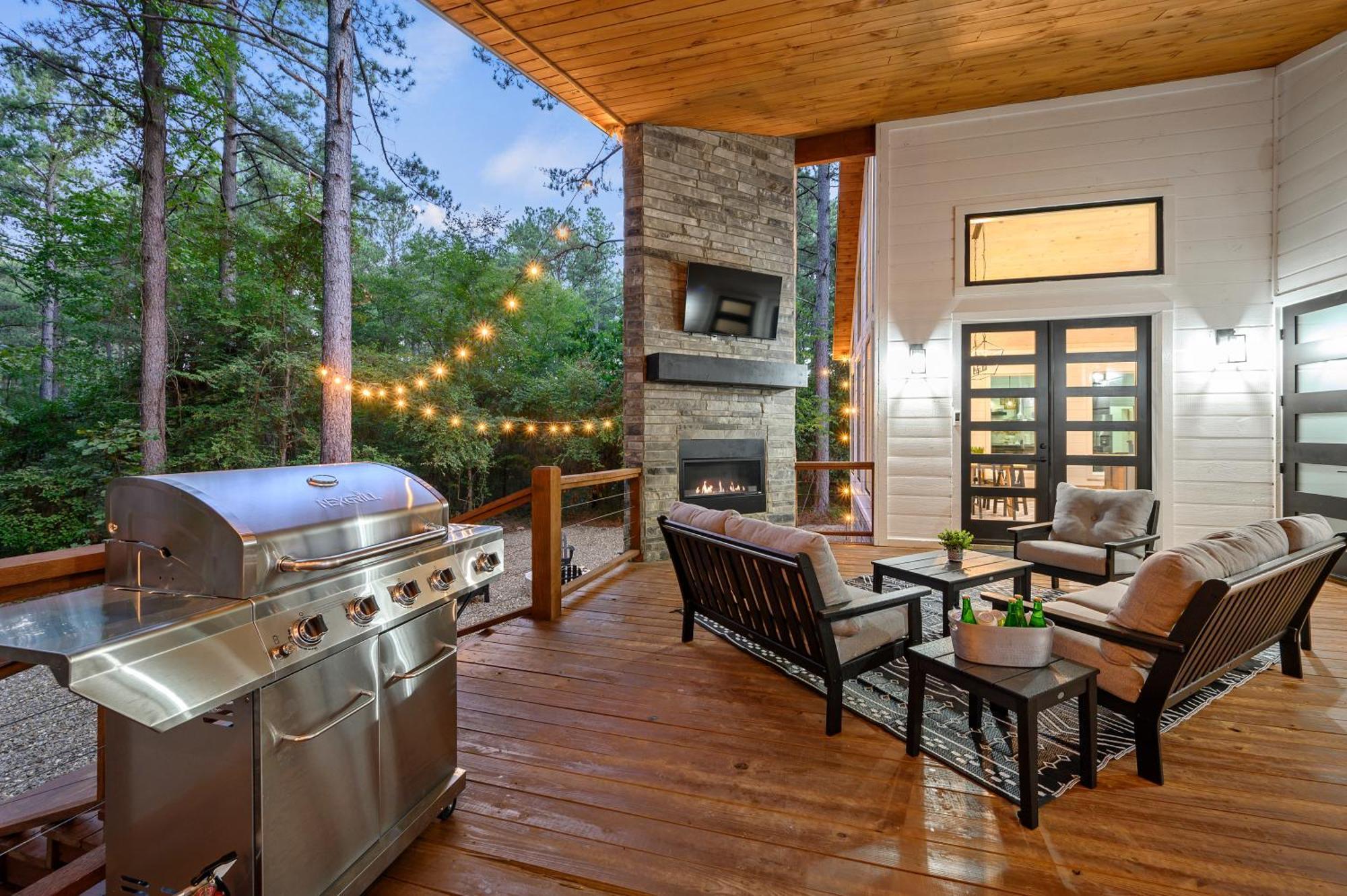 Two Knights Luxury Cabin Broken Bow Bagian luar foto
