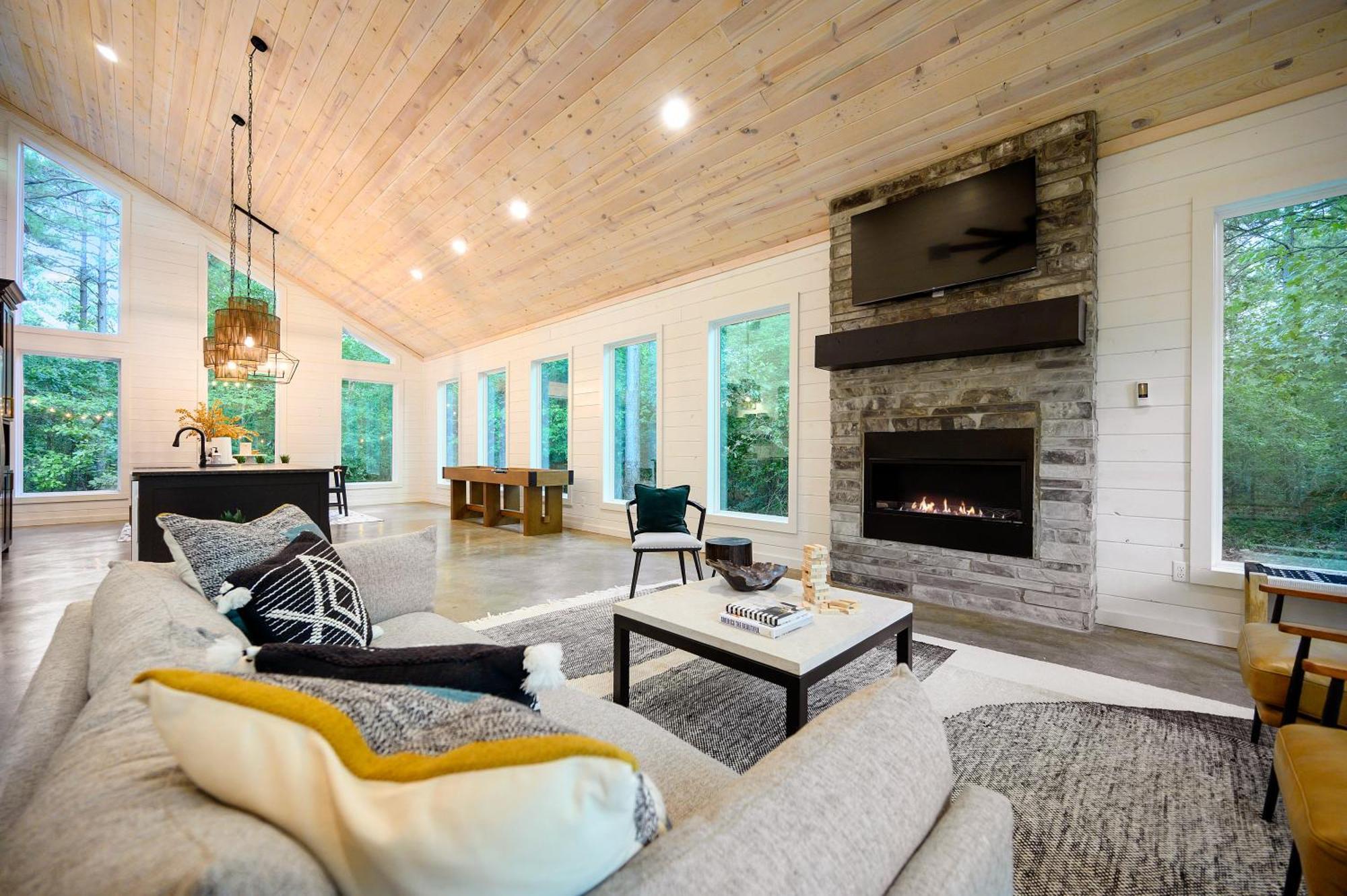 Two Knights Luxury Cabin Broken Bow Bagian luar foto