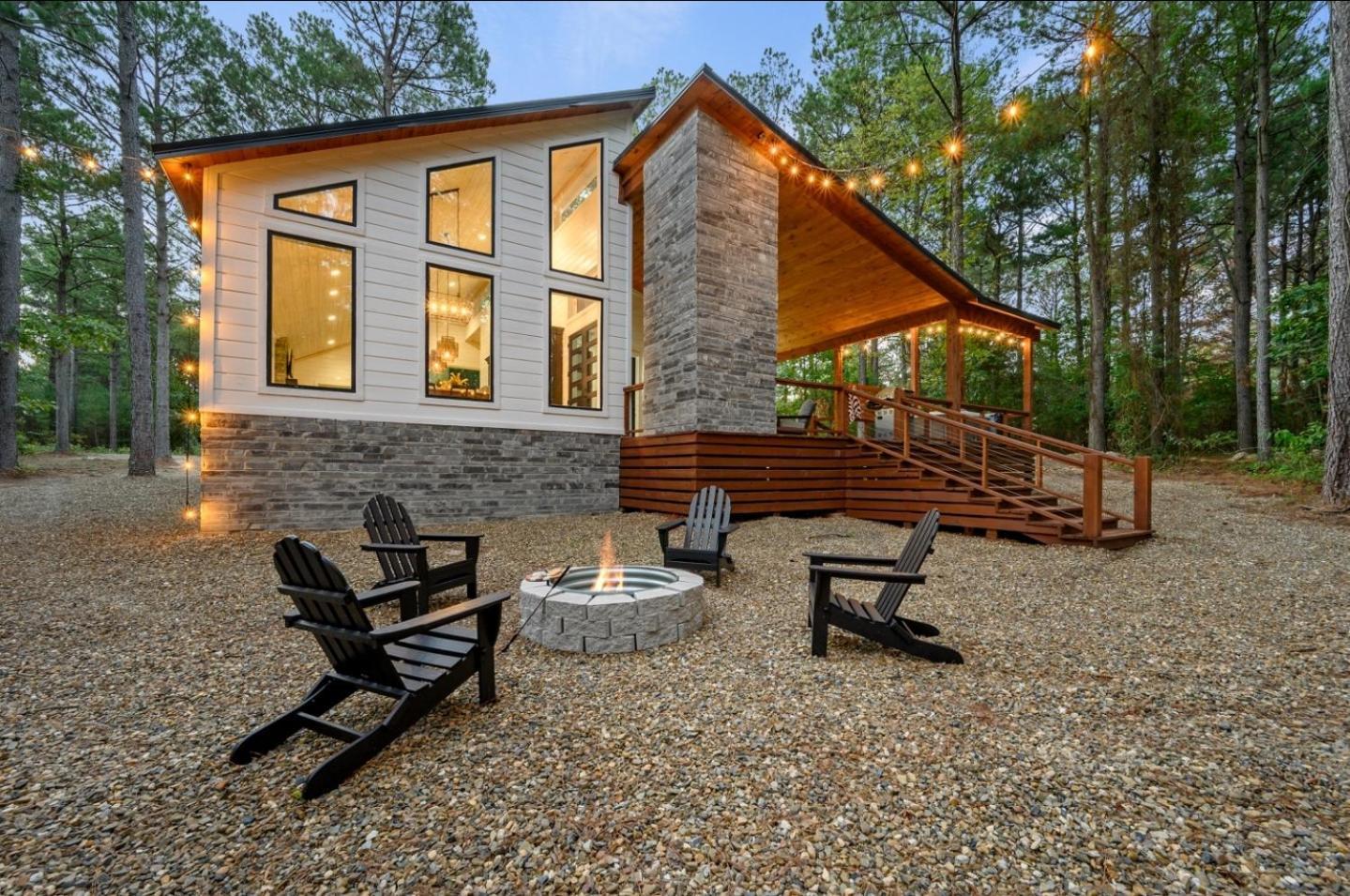 Two Knights Luxury Cabin Broken Bow Bagian luar foto